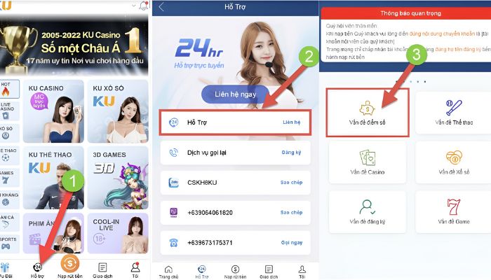 Kubet bảo trì nạp tiền - chức năng nạp tiền Kubet bị khóa