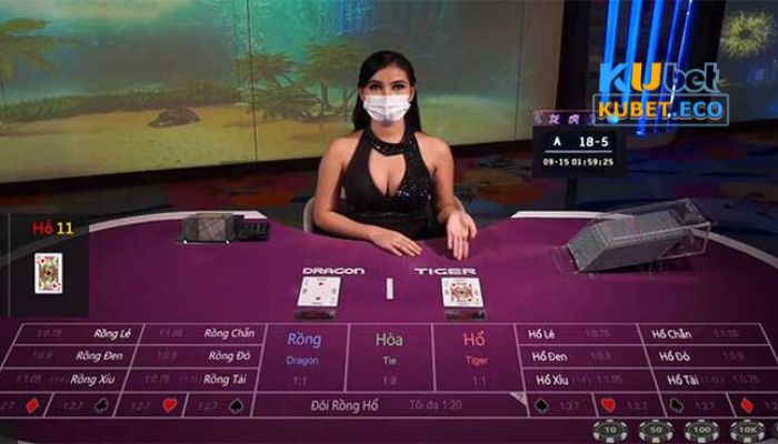 Tỷ lệ ăn cược giữa các cửa cược Rồng Hổ Kubet